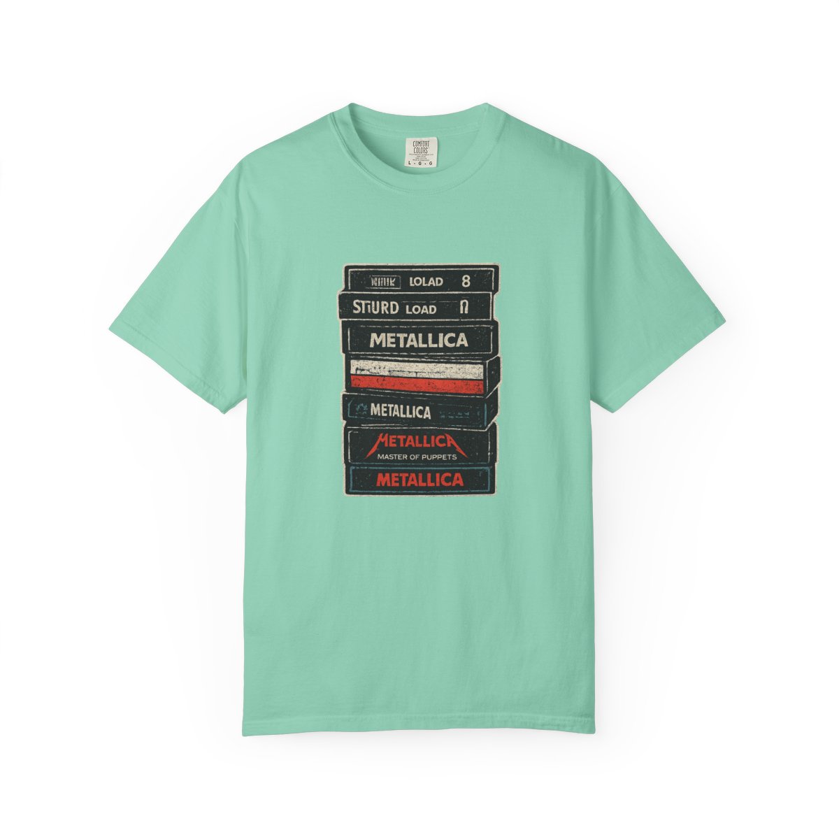 Iconic Retro Metallica Cassette T-Shirt - alternate angle 5, merchandise