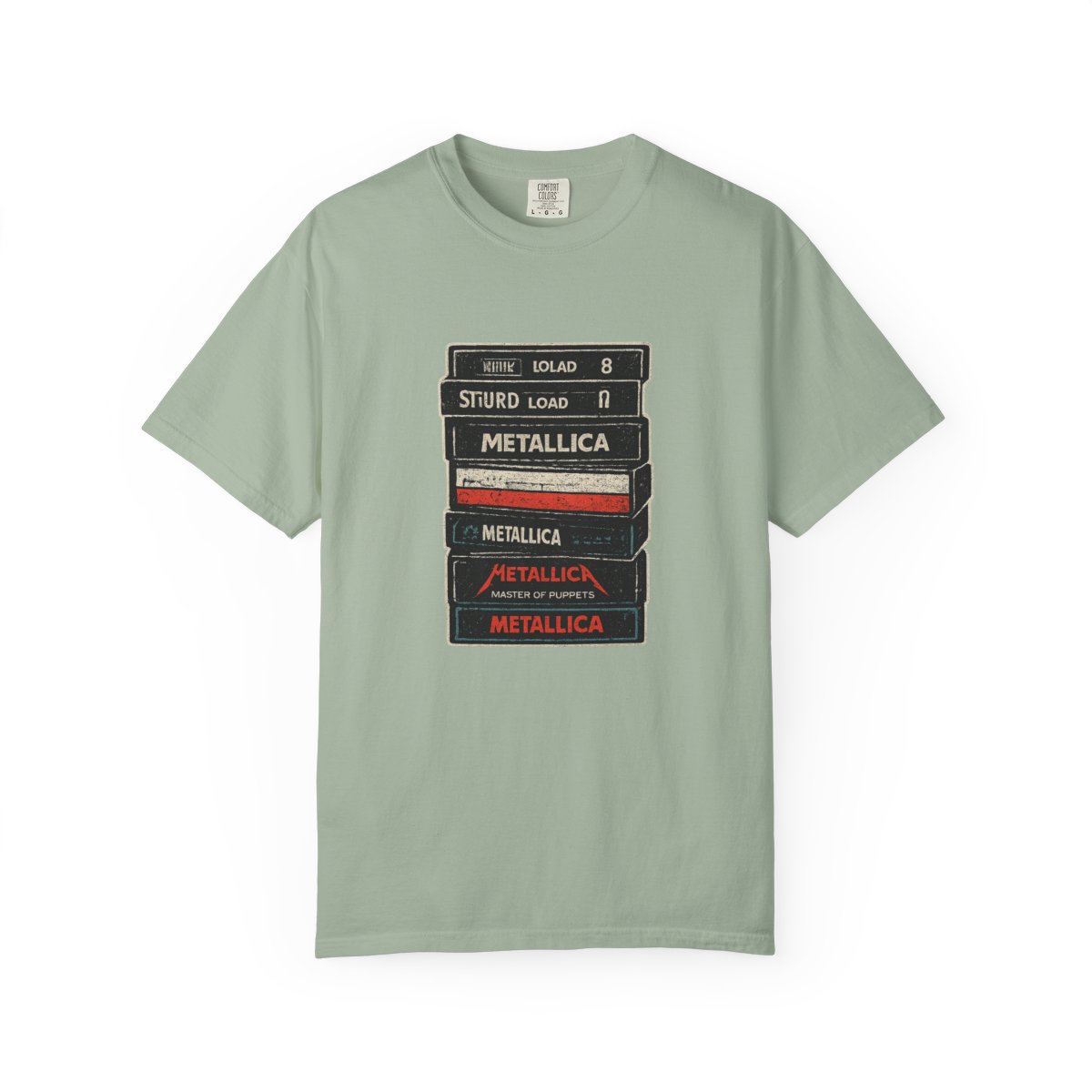 Iconic Retro Metallica Cassette T-Shirt - alternate angle 3, merchandise