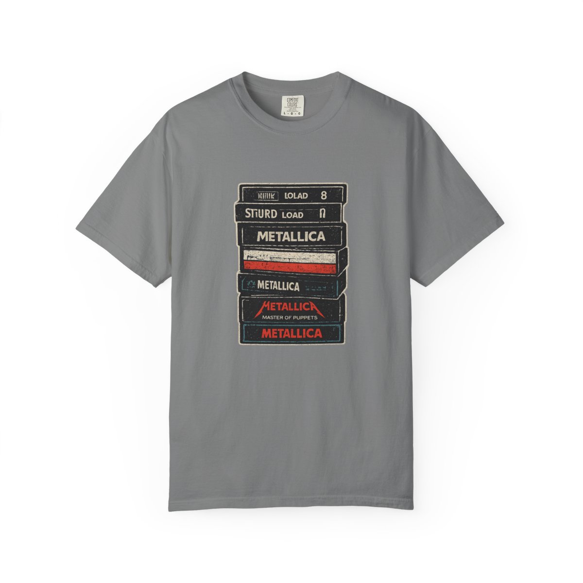 Iconic Retro Metallica Cassette T-Shirt - alternate angle 2, merchandise