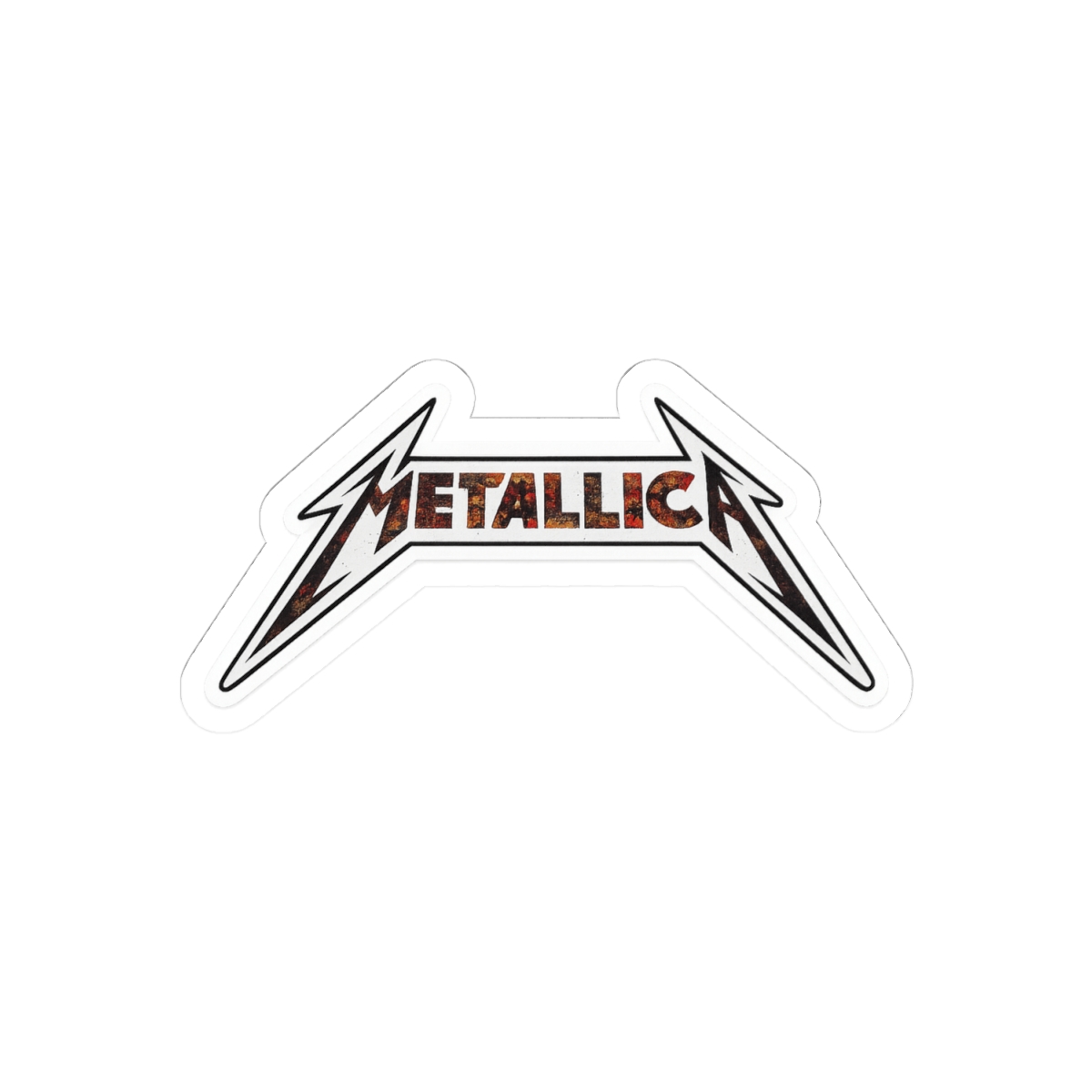 Metallica Creatures Logo Die-Cut Vinyl Sticker - alternate angle 1, merchandise