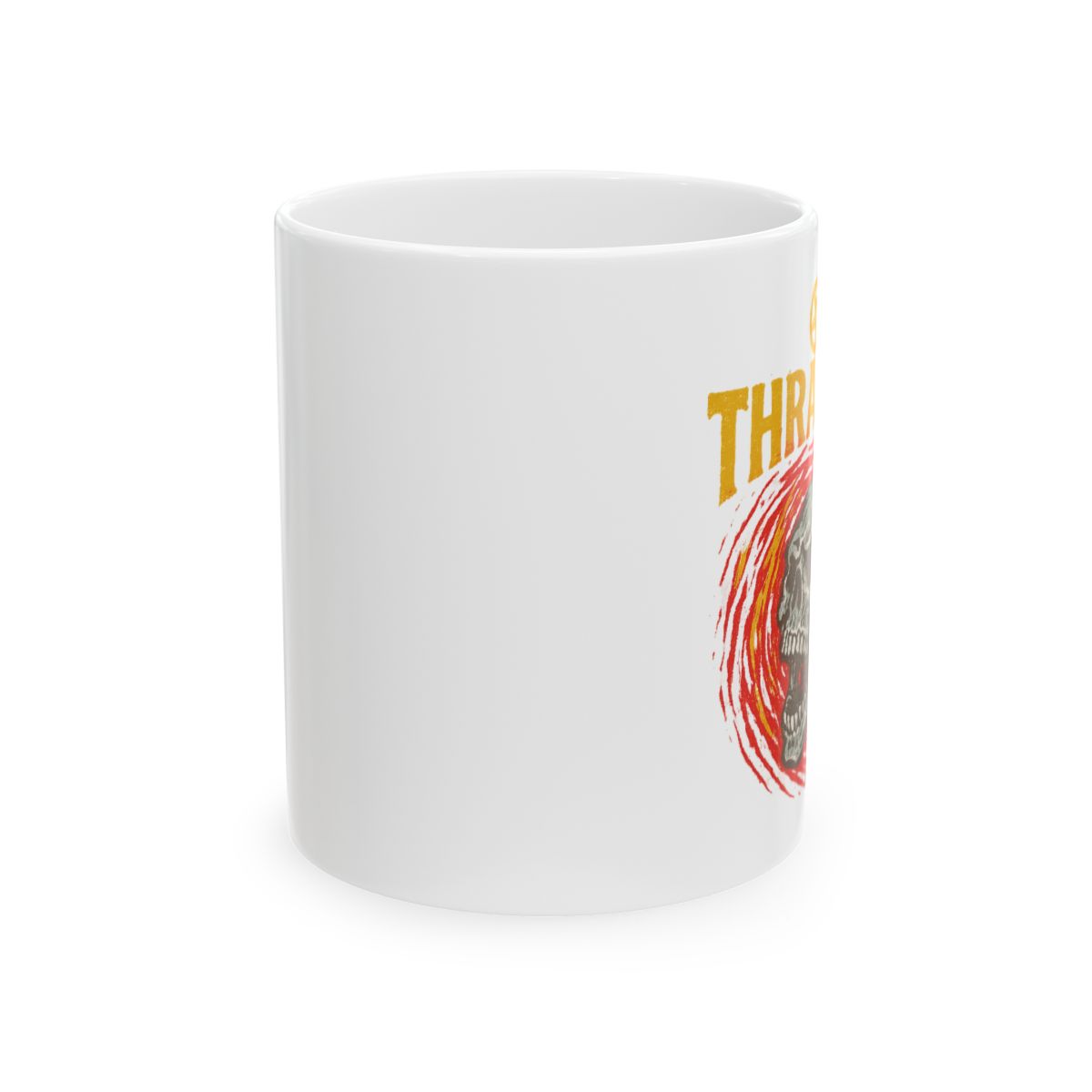 Epic Heavy Metal Dragon Band Coffee Mug - alternate angle 1, merchandise