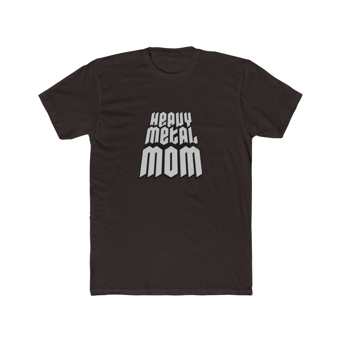 Heavy Metal Mom Bold Logo T Shirt - Rockstar Parent Gift - alternate angle 3, merchandise