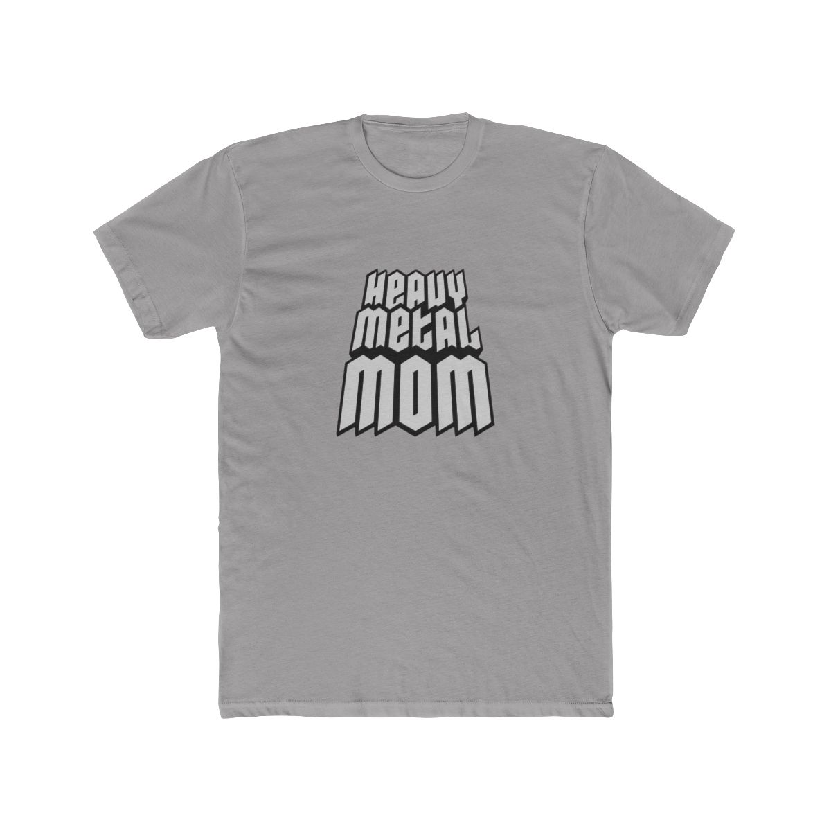 Heavy Metal Mom Bold Logo T Shirt - Rockstar Parent Gift - alternate angle 4, merchandise