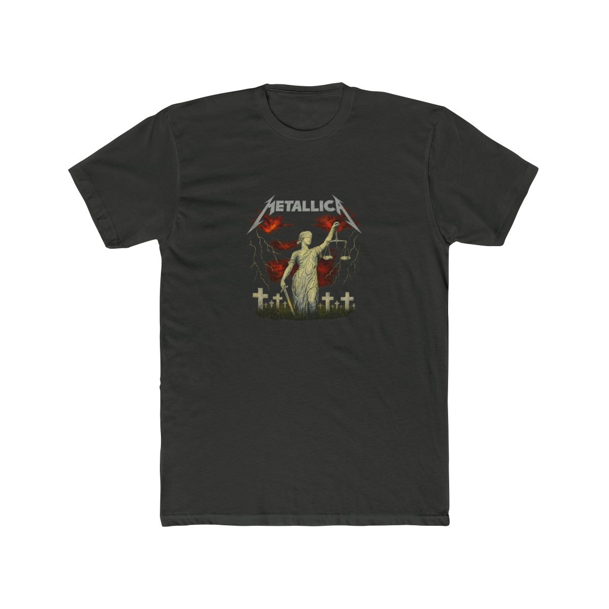 Metallica "T band called woman" Unisex Tee - alternate angle 5, merchandise