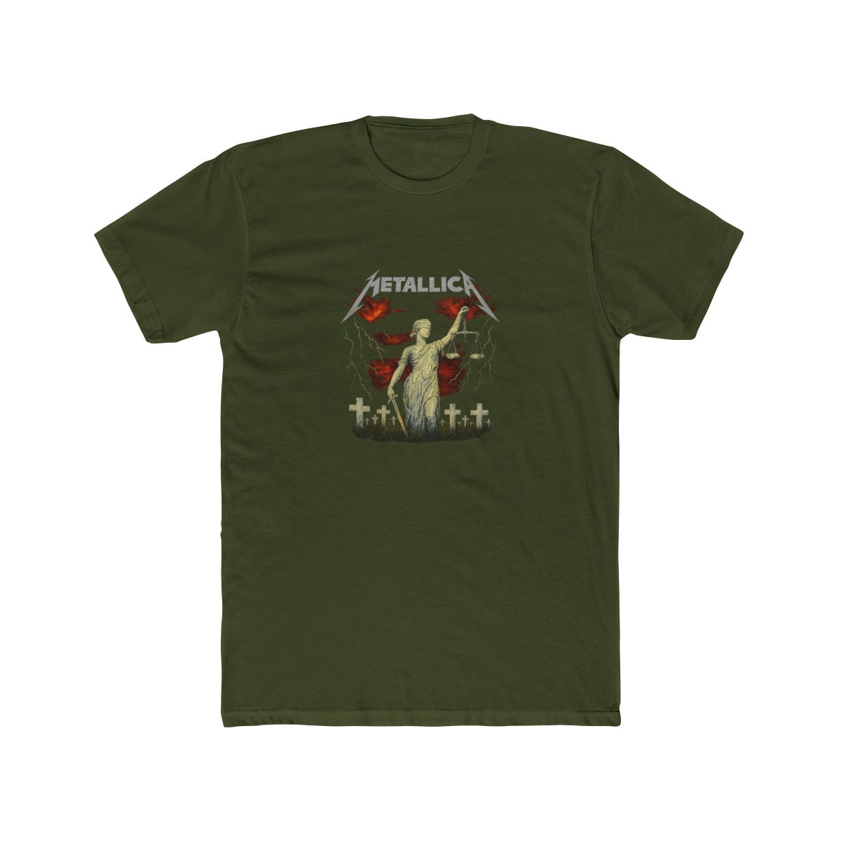 Metallica "T band called woman" Unisex Tee - alternate angle 2, merchandise