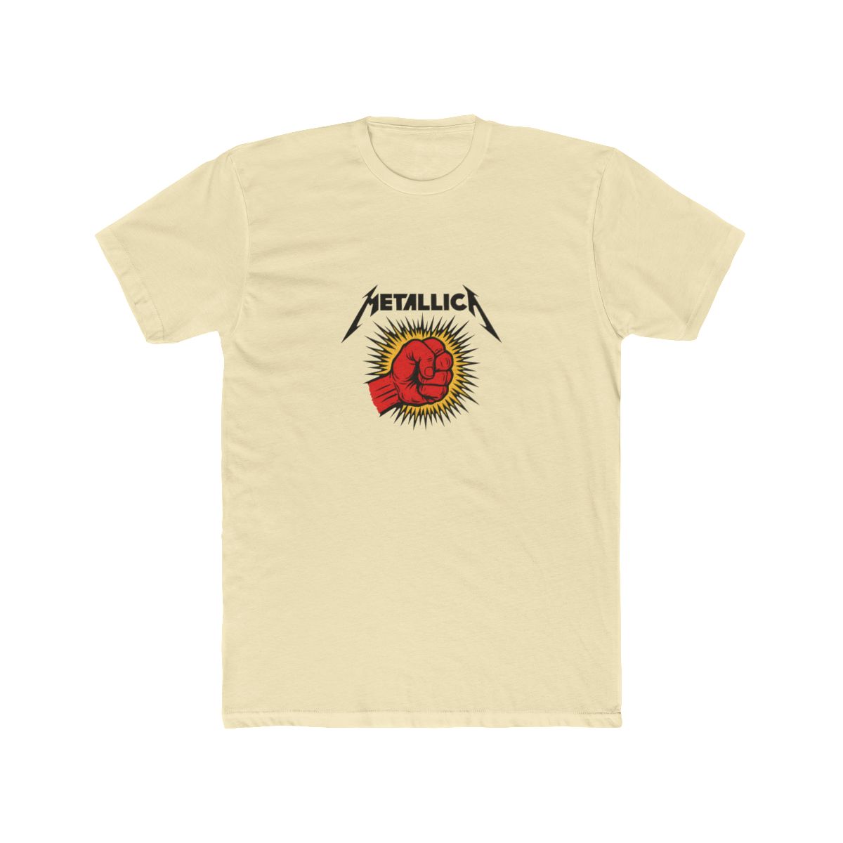 Lace-Up Metallica Concert Tee: Upcycled Band Shirt