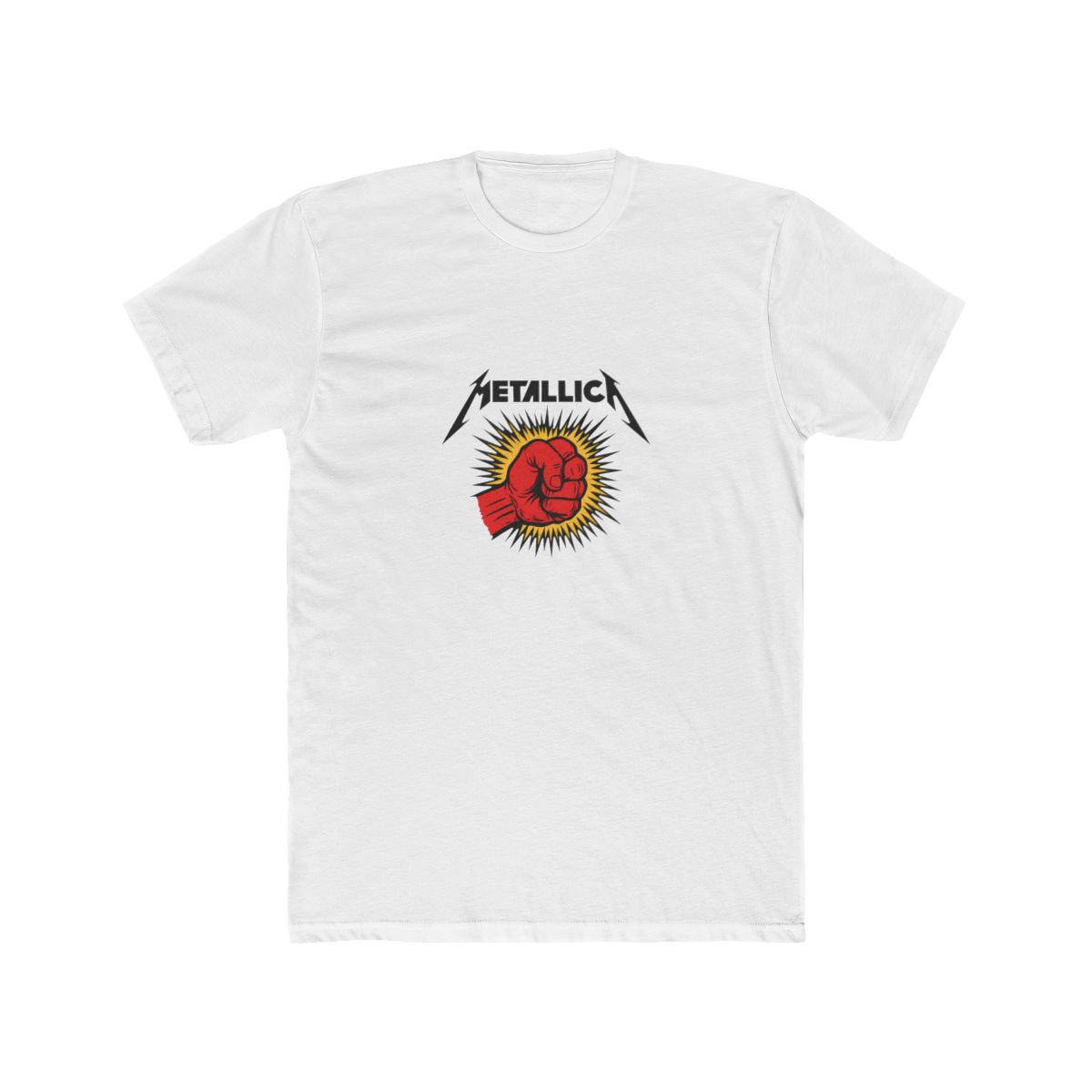 Lace-Up Metallica Concert Tee: Upcycled Band Shirt - alternate angle 2, merchandise