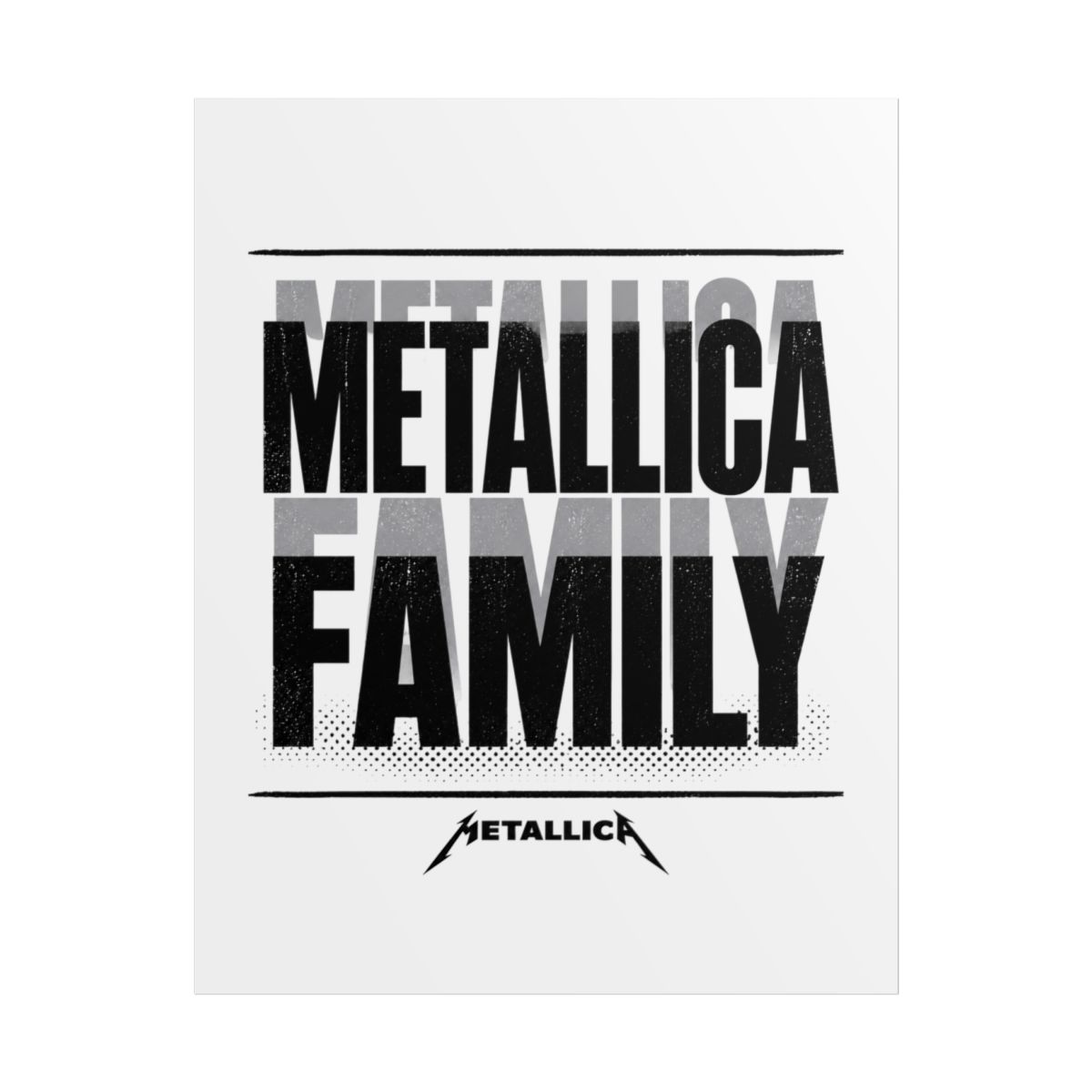 Metallica "Metallica Family" Poster - alternate angle 1, merchandise