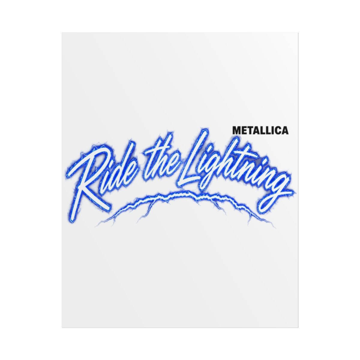 Metallica "Ride the Lightning" Poster