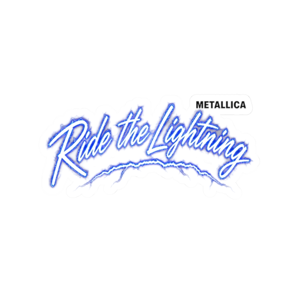 Metallica "Ride the Lightning" Sticker - Official Stickers merchandise