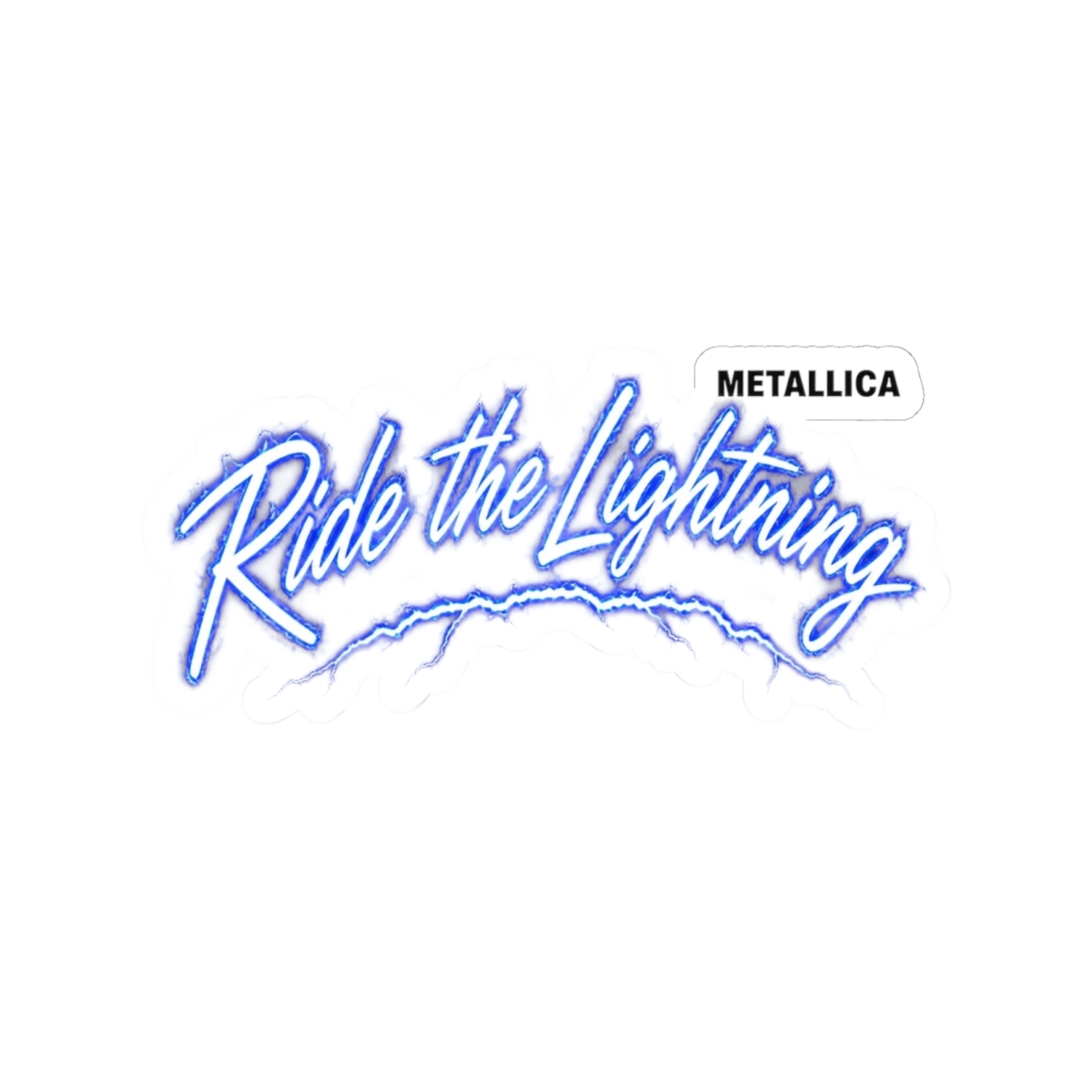 Metallica "Ride the Lightning" Sticker - Official Stickers merchandise