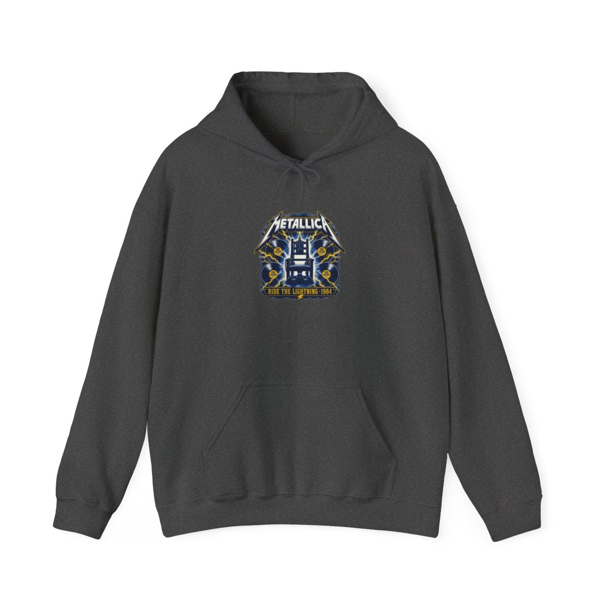 Metallica "Ride the Lightning" Hoodie - alternate angle 4, merchandise