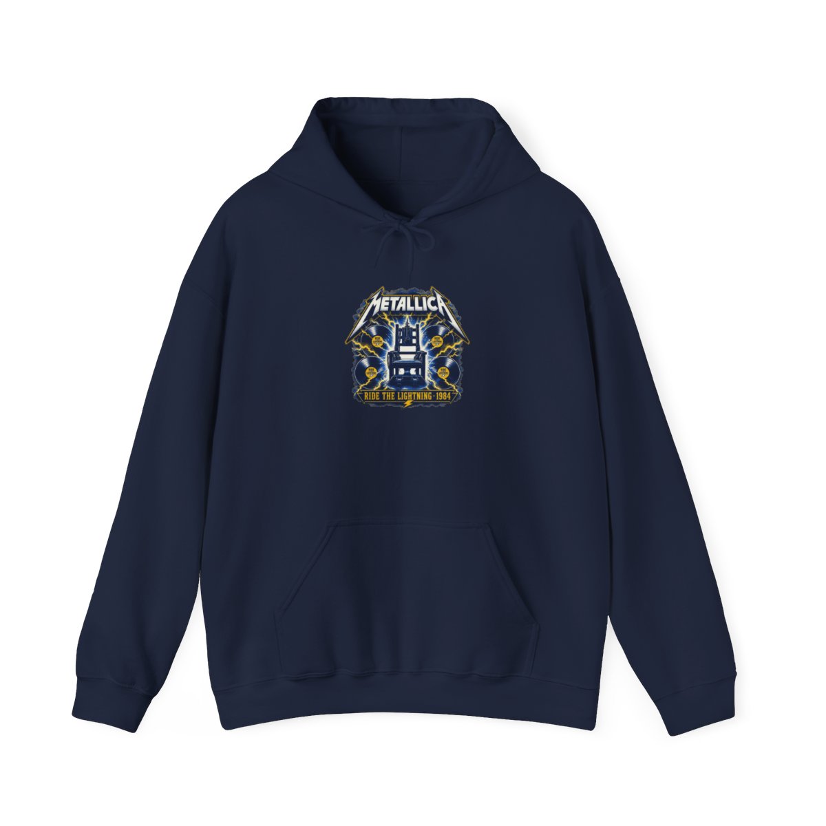 Metallica "Ride the Lightning" Hoodie - alternate angle 5, merchandise