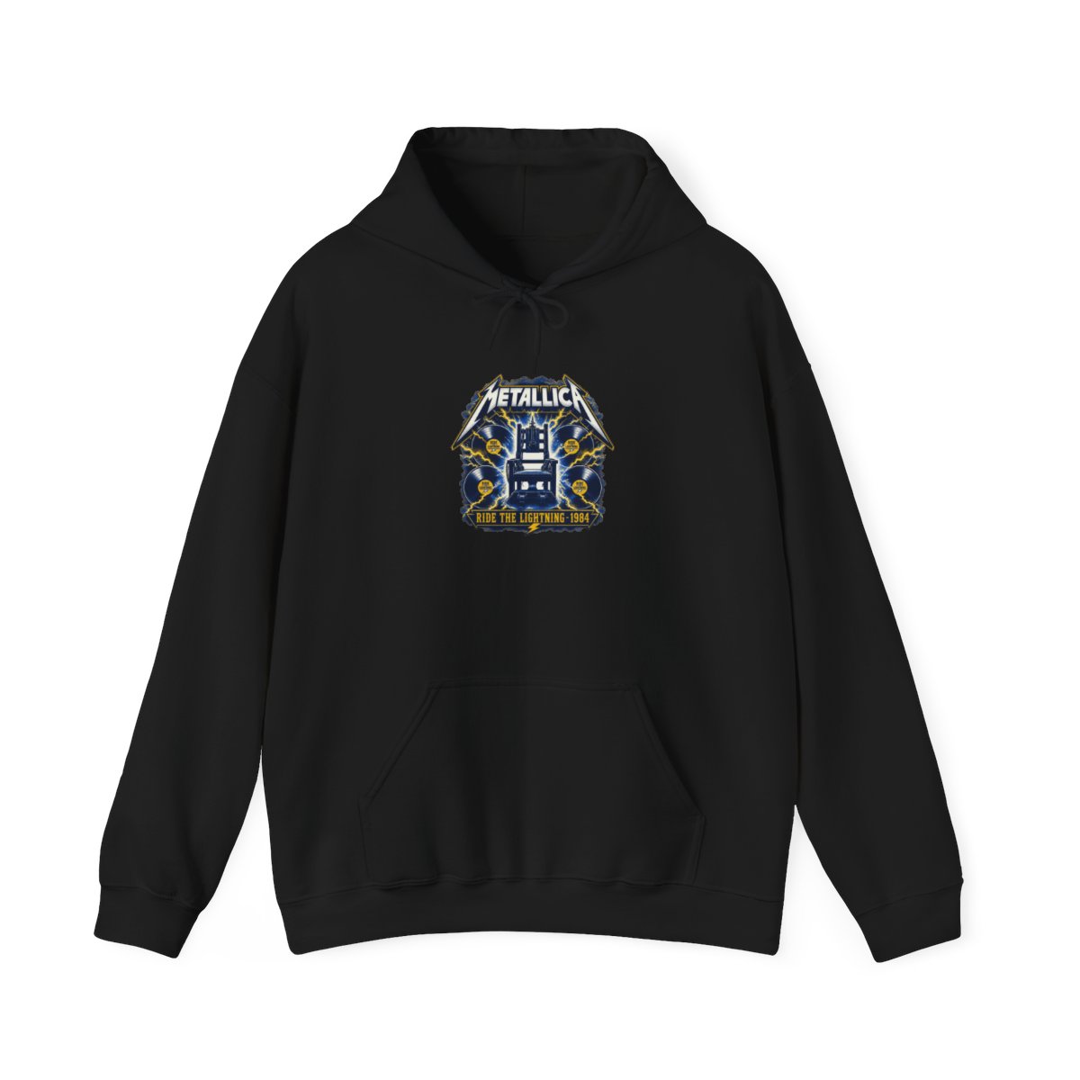 Metallica "Ride the Lightning" Hoodie - alternate angle 2, merchandise